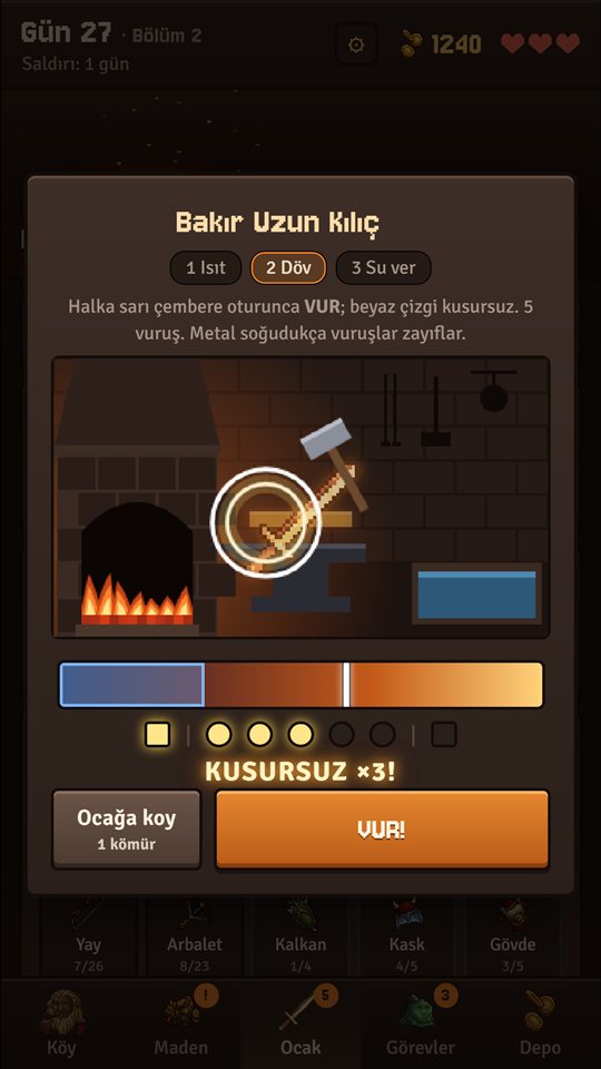 The Last Blacksmith: forging a blade on the anvil
