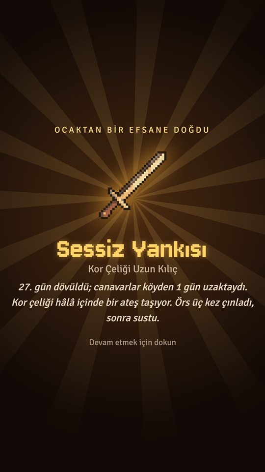 A legendary weapon is born